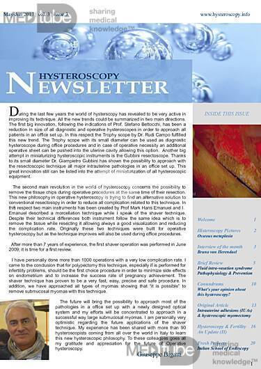 Histeroskopia- Newsletter 3.3