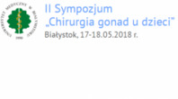 II Sympozjum „Surgical pathology of gonads in children”