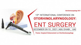 15th International Conference on Otorhinolaryngology: ENT Surgery