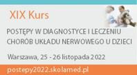 XIX Kurs medyczny Postępy w diagnostyce i leczeniu chorób układu nerwowego u dzieci