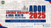 14th International Conference on Advanced Dentistry and Oral Health (ADOH 2025)