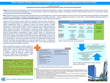 Nowe wytyczne dotyczące stosowania hemoglobiny glikowanej (HbA1C) w diagnostyce cukrzycy w Polsce