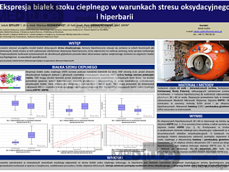 Ekspresja białek szoku cieplnego w warunkach stresu oksydacyjnego i hiperbarii