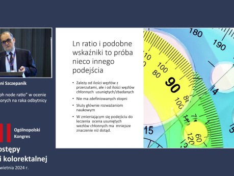 Wskaźnik "lymph node ratio" w ocenie rokowania u chorych na raka odbytnicy