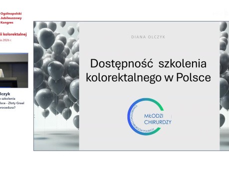 Dostępność szkolenia kolorektalnego w Polsce