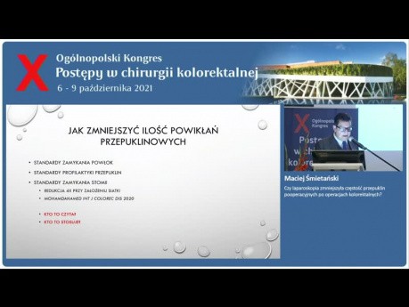 Czy laparoskopia zmniejszyła częstość przepuklin pooperacyjnych po operacjach kolorektalnych?