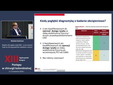 Dwóch chirurgów czyta EKG - co to znaczy? Czyli co chirurg powinien wiedzieć o sercu.
