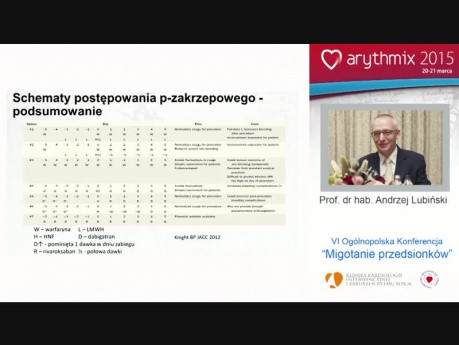 Antykoagulacja i ablacja AF - przed, w trakcie i po