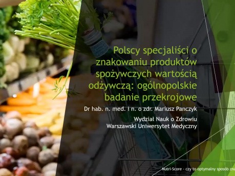 Nutri-Score - czy to optymalny sposób znakowania żywności