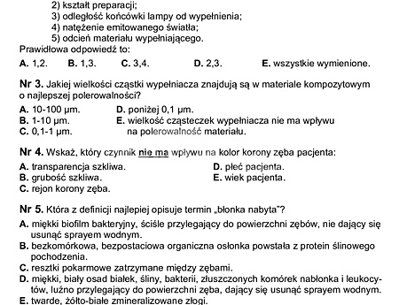 Lekarsko-Dentystyczny Egzamin Państwowy 2011r. wersja 1