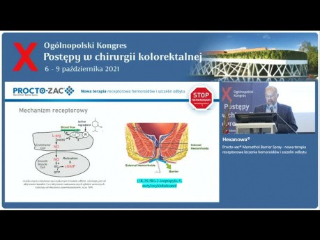 Nowa terapia receptorowa leczenia hemoroidów i szczelin odbytu