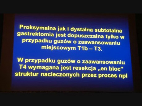 Rak żołądka - aktualny standard postępowania