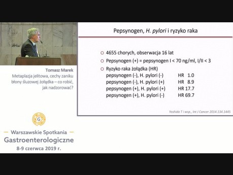 Czemu metaplazja jelitowa i zanik błony śluzowej żołądka?