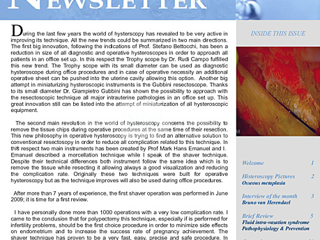 Histeroskopia- Newsletter 3.3