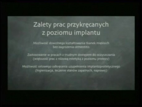 Technologie i możliwości wykonywania stałych implantoprotez - część 6