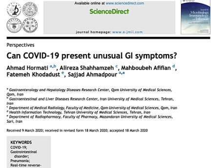 Czy COVID-19 może objawiać się nietypowymi dolegliwościami z układu pokarmowego?