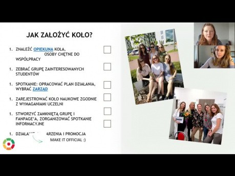 Medycyna stylu życia na uczelniach medycznych – jak założyć i rozwijać studenckie koło medycyny stylu życia? - lek. Alicja Baska, Maria Marlicz