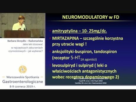 Jakie leki stosować w najczęściej spotykanych zaburzeniach czynnościowych?