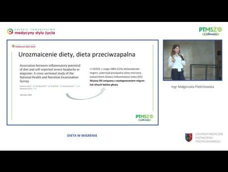 Dieta w migrenie - Małgorzata Pielichowska