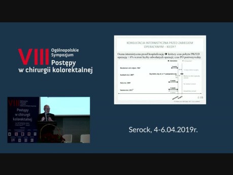 Spersonalizowane leczenie chorych kolorektalnych. Ocena ryzyka okołooperacyjnego internisty