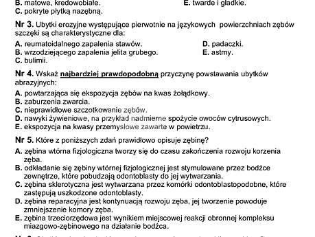 Lekarsko-Dentystyczny Egzamin Państwowy 2010r. wersja 1