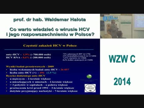 Co warto wiedzieć o wirusie HCV i jego rozpowszechnieniu w Polsce - prof. dr hab. Waldemar Halota