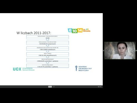 "6-10-14 dla Zdrowia" - Gdański Program Prewencji Chorób Cywilizacyjnych u Dzieci i Młodzieży - dr n. o zdr. Paulina Metelska