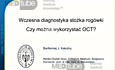 Wczesna diagnostyka stożka rogówki
