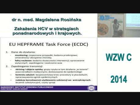 WZW w strategiach ponadnarodowych i krajowych - WHO, UE, NPZ i Ramy Strategiczne polityki zdrowotnej w Polsce - dr n. med. Magdalena Rosińska